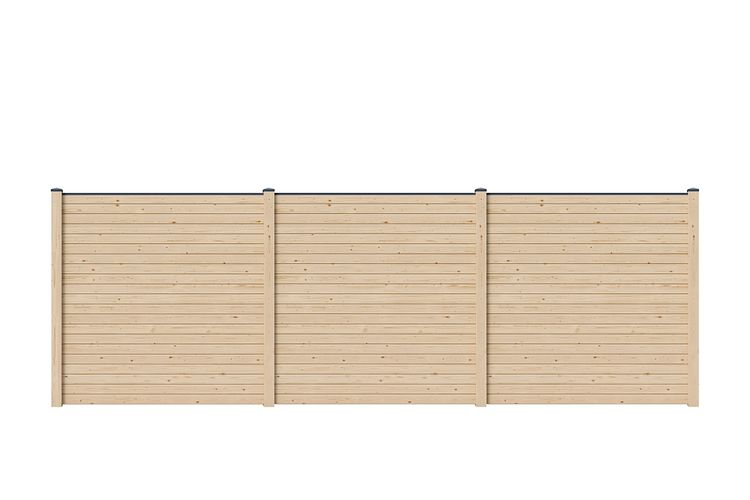 Karibu Sichtschutz-Set Blickdicht