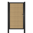 Vorschaubild NewTechWood Castello WPC Einzeltor 1000 x 1800 mm