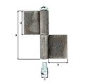 Vorschaubild Alberts® Konstruktionsband Typ KO4,zweit.,z.Anschweißen,Höhe 80mm