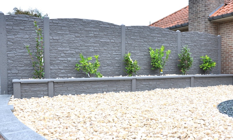 ORIGI WALLS™ Beton Sichtschutz RUSTIQUE 395 x 2000 mm 