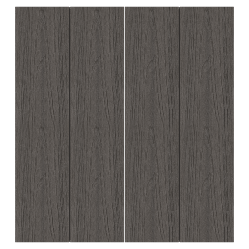 NewTechWood Deluxe WPC-Terrassendiele Hohlkammer Silver Gray  23 x 138 mm