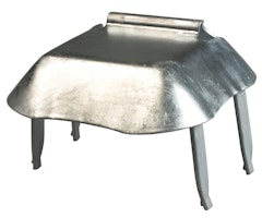 Alberts® Auflaufstütze,feuerverz.,z.Einbetonieren,Höhe 55mm 