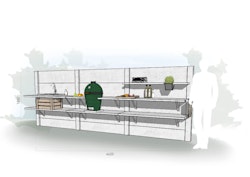 WWOO Designbeton-Outdoorküche Enio