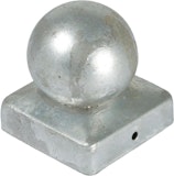 T&J Pfostenabdeckung Metall Kugelform 7x7 T&J Pfostenabdeckung Metall Kugelform 7x7Zubehörbild