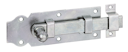 Vorschaubild Alberts® Türriegel, mit Knopf, gerade, mit Schlaufe, galvanisch verzinkt dickschichtpassiviert, Platte LxB140x52 mm 115401