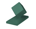 Vorschaubild dz Aluminium-Abdeckkappe mit Würfel für Pfosten 60 x40 mm 