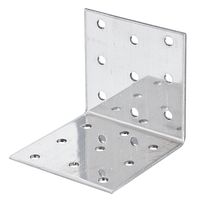 Alberts® Lochplattenwinkel Edelstahl  60x60x60 mm