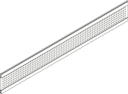 Vorschaubild OSMO ALU Dekor Quadrat 19x253, 184cm Alu Anthrazit