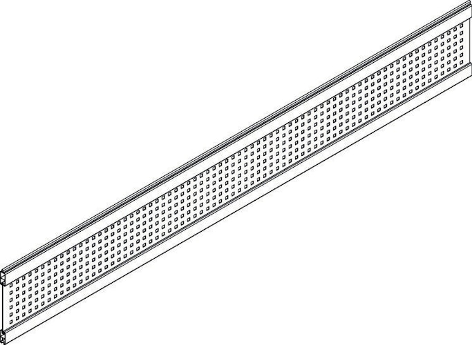 OSMO ALU Dekor Quadrat 19x253, 184cm Alu Anthrazit