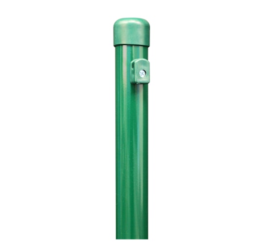 Alberts® Zaunpf.,zinkp.grün Kst.b.,Länge 1500mm,Pfostenst. ⌀38mm,Geflechth. 1000mm 613006