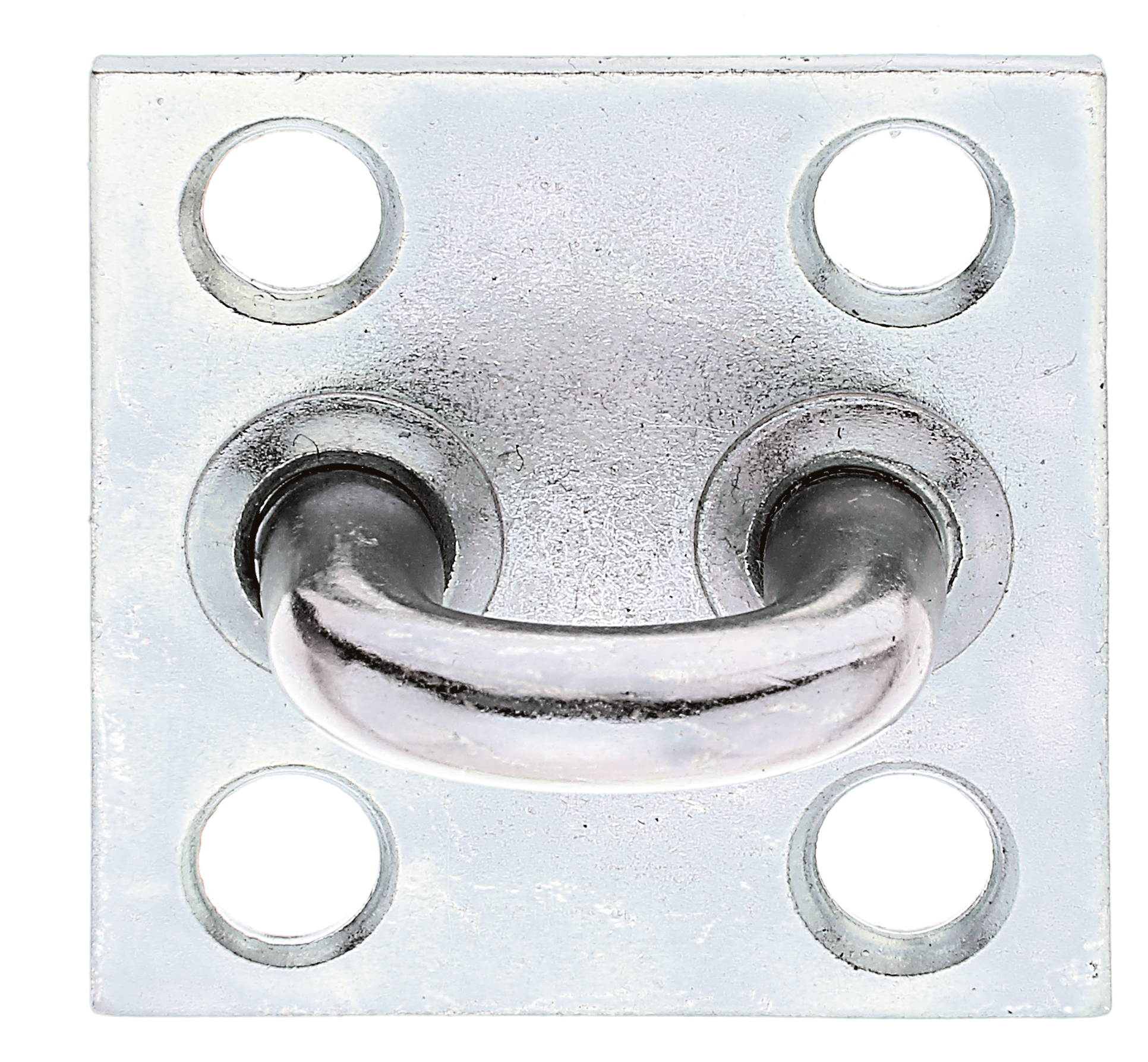 Alberts® Öse auf Platte, galvanisch verzinkt, dickschichtpassiviert, LxB Platte 50x50 mm 348519