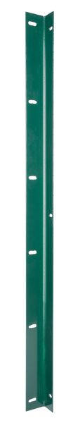 Alberts® Befestigungsleiste f.Doppelstab-Gittermatten,grün,Länge:1200 mm,m.Schrauben 623166