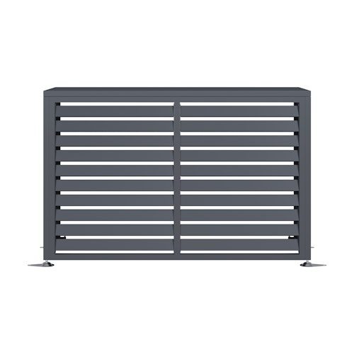 T&J EMIL Wärmepumpenverkleidung 140 x 50 x 97 cm Anthrazit