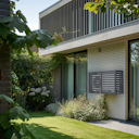 Vorschaubild T&J EMIL Wärmepumpenverkleidung 140 x 50 x 97 cm Anthrazit