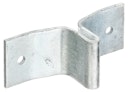 Vorschaubild Alberts® Lasche für Zaunpfosten aus T-Profil feuerverzinkt Länge 148 mm Breite 40 mm 