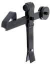 Vorschaubild Alberts® Torfeststeller mit Wippe KTL schwarz zum Einbetonieren BxH 300x240 mm 