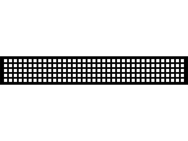 dz VIDUAL Designblech Quadrat - 4 x 260 x 1730 mm Anthrazitgrau RAL 7016