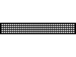 dz VIDUAL Designblech Quadrat - 4 x 260 x 1730 mm Anthrazitgrau RAL 7016