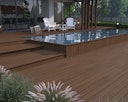 Vorschaubild NewTechWood Deluxe WPC-Terrassendiele Hohlkammer Ipé  23 x 138 mm