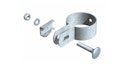 Vorschaubild Alberts® Endschelle, feuerverzinkt, für Pfosten ⌀34 mm 563448