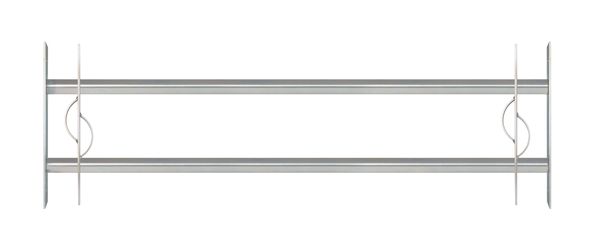 Alberts® Fenstergitter Secorino Style,ausziehbar,galv.blau verzinkt,HxB-B 300x1000-1500mm 