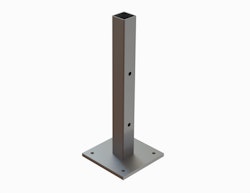 OSMO Pfostenanker für Aluminiumpfosten Typ B/C/E