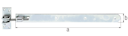 Vorschaubild Alberts® Ladenband zum Anschrauben verstellbar 463x40mm galvvz.