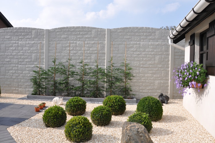 ORIGI WALLS™ Beton Sichtschutz RÖMISCHER VERBUND 395 x 2000 mm 
