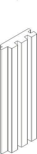 OSMO TRIO Einzelprofil 25x92, 176cm