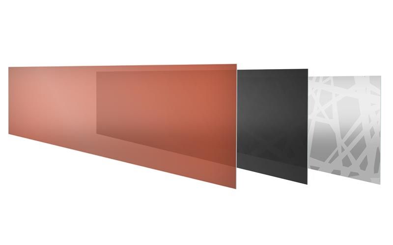 dz VIDUAL Dekorelement Clear ESG 1730 x 260 x 6 mm