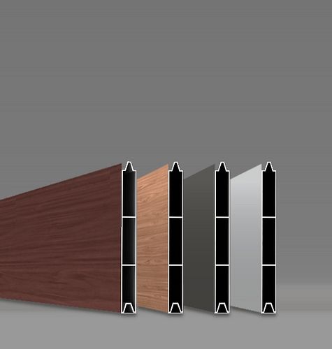 Alberts® Alu Zaunfeld Palitio, Profilhöhe 150 mm
