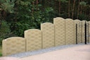 Vorschaubild ORIGI WALLS™ Beton Sichtschutz Bogen FLECHT 395/495 x 2000 mm 