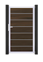 Vorschaubild GroJa Solid Grande Premium Tor Standard 1-flügelig mit Aluminiumrahmen