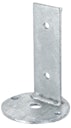 Vorschaubild Alberts® Befestigungswinkel, feuerverzinkt, zum Aufschrauben, Aufschraubplatte: ⌀100 mm 657260