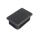 Vorschaubild Alberts® Pfostenkappe für Vierkant-Metallpfosten, Kunststoff, schwarz, 60x40 mm 654382