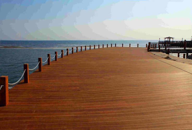 aMbooo Terrassendielen Bambus Prestige SET Coffee