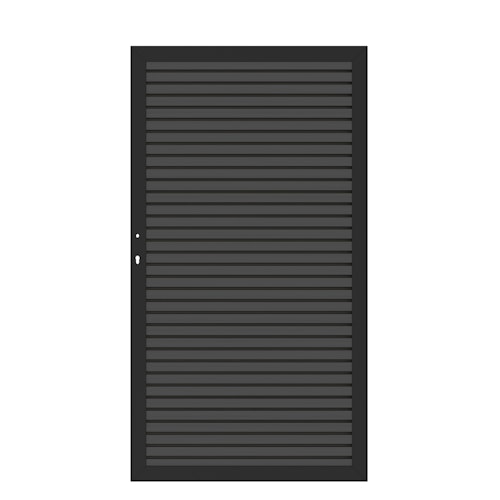 TraumGarten SYSTEM NEO PLATINUM Einzeltor Anthrazit-Rahmen 980 x 1800 mm