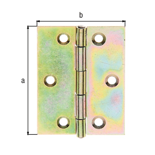 Alberts® Scharnier, sendzimirverzinkt, LxB 70x53,6 mm 345907