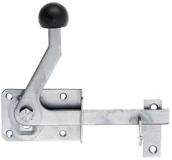 Alberts® Gartentorfalle,Edelstahl,zusätzlich kugelgestrahlt,Platten Breite 80mm,Höhe 55mm 