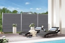 Vorschaubild TraumGarten System WPC Platinum XL Zaun-Set