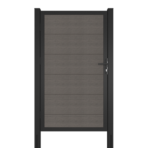 NewTechWood Castello WPC Einzeltor 1000 x 1800 mm