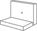 Vorschaubild Diephaus L-Stein BEWEHRT GRAU 105/100/60/12 CM
