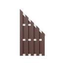 Vorschaubild T&J ELDENA WPC/ALU Sichtschutzzaun 900 x 1800/900 mm