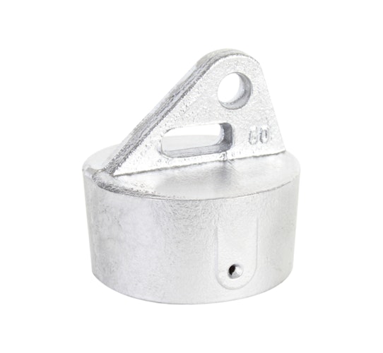 Alberts® Strebenkappe, Aluminium, für Pfosten ⌀60 mm 655037