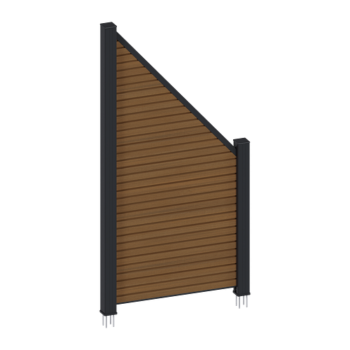 NewTechWood Modena Sichtschutzelement WPC 900 x 900/1830 mm