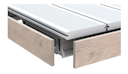 Vorschaubild TraumGarten DreamDeck Abschlussleiste Sand 2000 mm