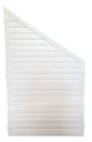 Vorschaubild T&J LIGHTLINE KS-Zaunelement Ecke rechts 90 x 180/90 cm, weiß