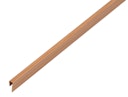 Vorschaubild Alberts® Abschlussprofil, PVC, Farbe: Dekor Eiche, LxB unten/obenxH1000x14/10x6 mm 470555
