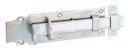 Vorschaubild Alberts® Schlossriegel, m. flachem Griff, gerade, m. Schlaufe, galvanisch verzinkt dickschichtpassiviert, Platte LxB200x64mm 116798