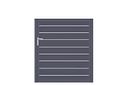 Vorschaubild dz VIDUAL Swing Einzeltor Line 150 x 20 mm Rechteckprofil  Distanz 10 mm 